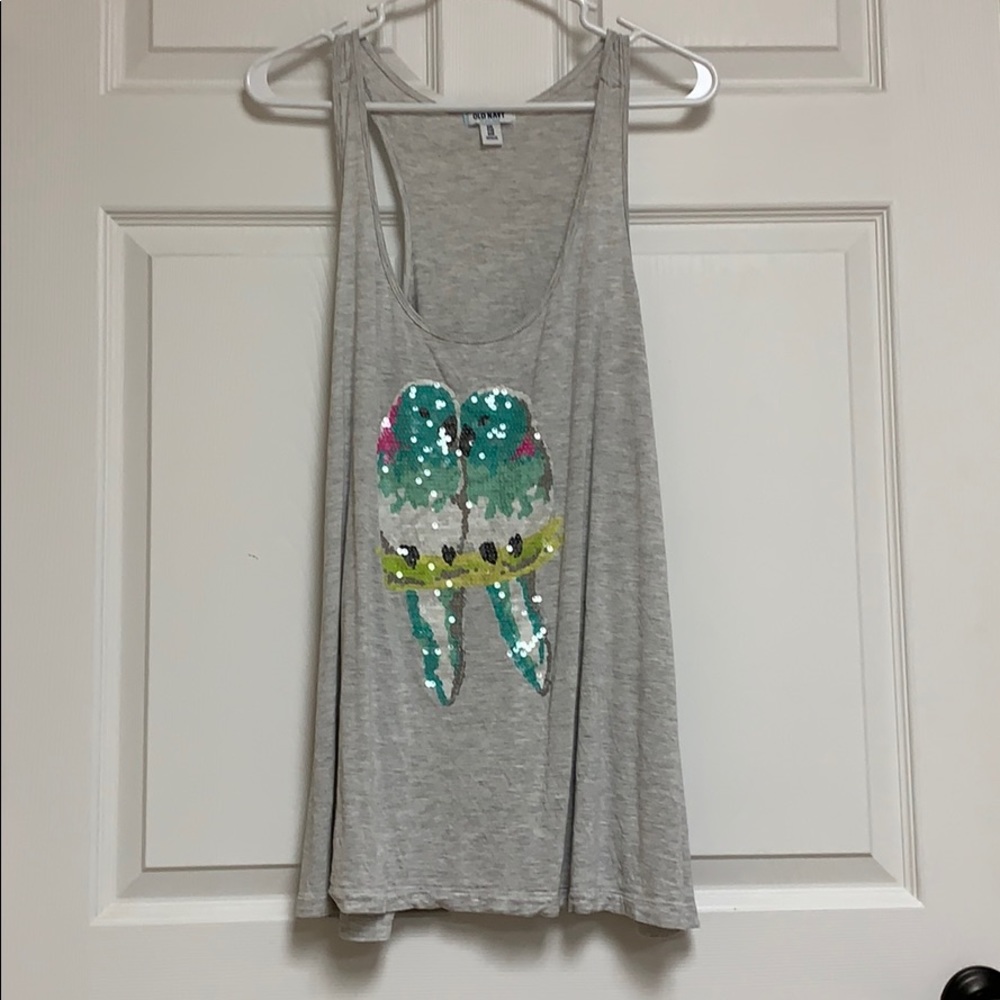 Old Navy bird tank top